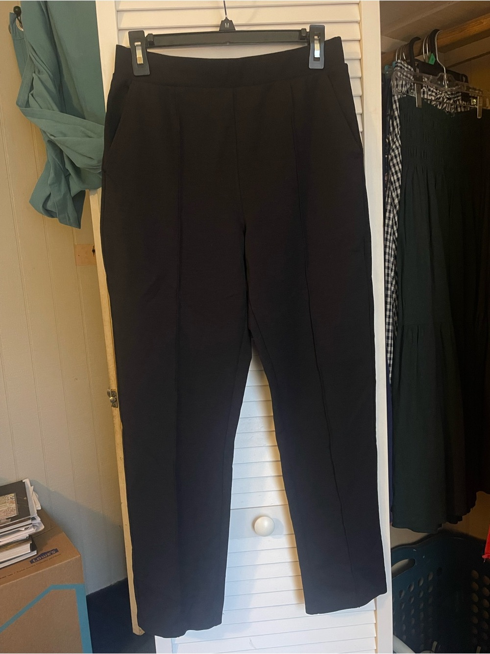 Small Wool& Rosso Pants in black
